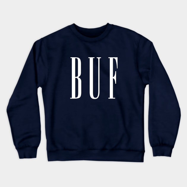 BUF Buffalo Gap Style Crewneck Sweatshirt by Carl Cordes